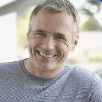 Smiling adult, illustrative photo